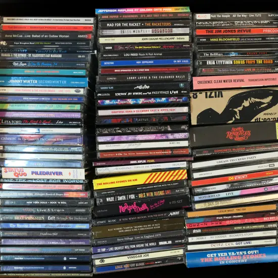 APPROX 80-90 CDS MIXED GENRE MAINLY ROCK